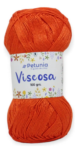 Hilo Viscosa 100grs De Petunia