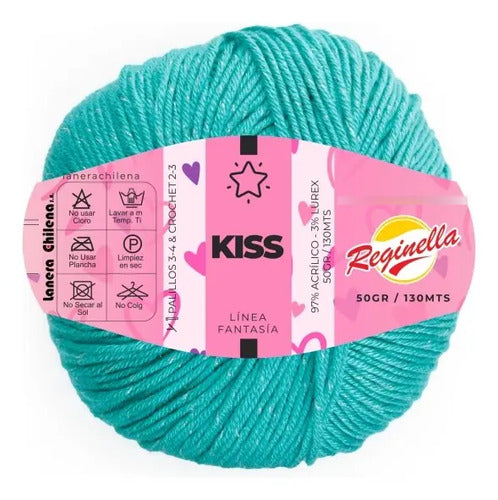Lana Kiss 50grs Reginella Con Hermoso Brillo Lurex