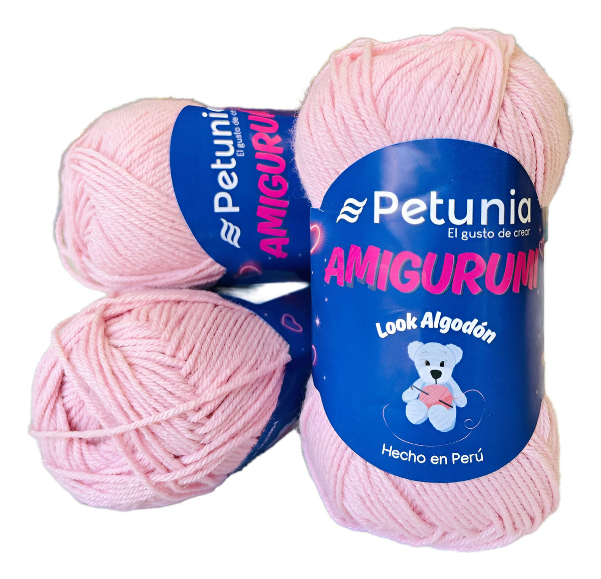Lana Amigurumi (tacto Algodon) 50grs Petunia