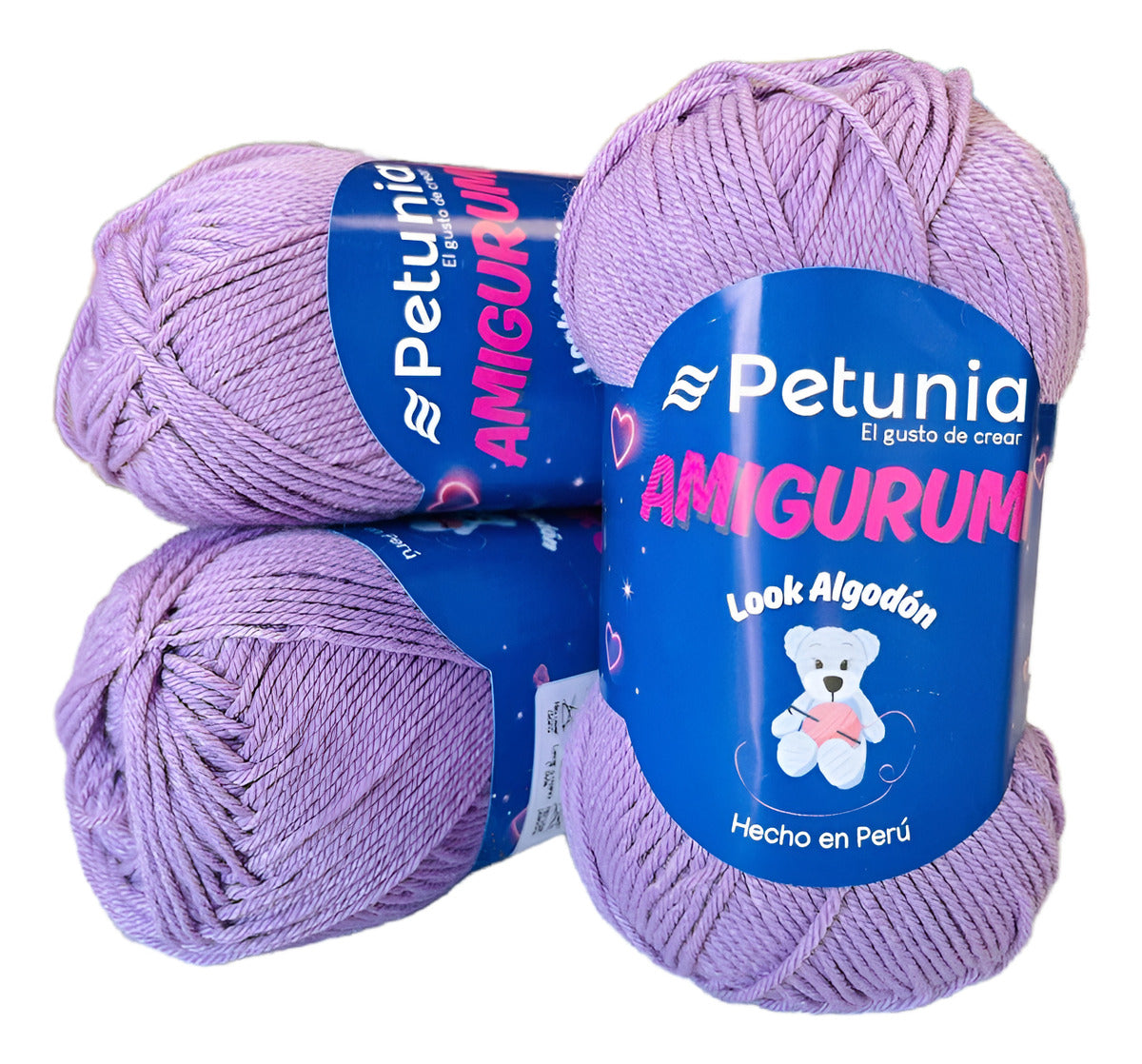 Lana Amigurumi (tacto Algodon) 50grs Petunia