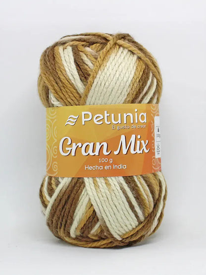 Lana Gran Mix 100grs Petunia