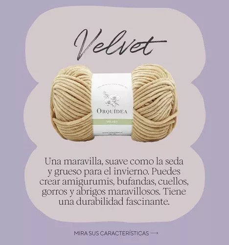Lana Velvet Orquídea 100grs