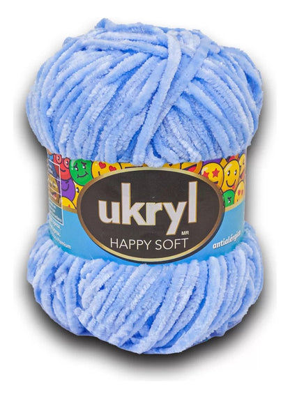 Chenille Happy Soft 100g Ukryl Ovillo