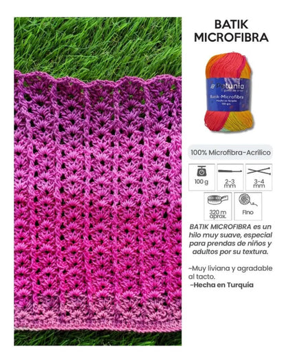 Hilo Batik-microfibra 100grs Petunia