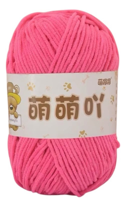 Lana Mini Velvet 50grs Ultra Delgada 3mm.