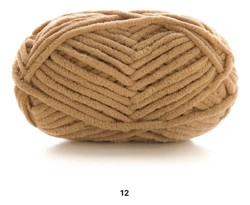 Lana Chenille 3,5mm 50grs