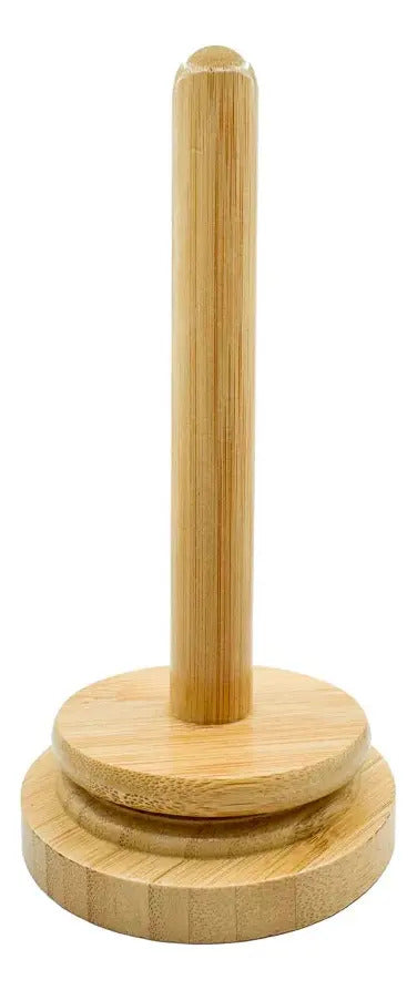 Soporte De Bambu Giratorio Porta Ovillos De Lana Hilos Etc.