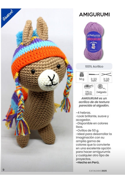 Lana Amigurumi (tacto Algodon) 50grs Petunia