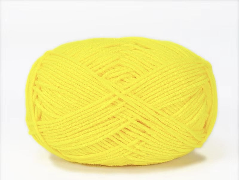 Lana Milk Cotton 50grs (4 Hebras Dobles 2mm) 90mts Aprox.