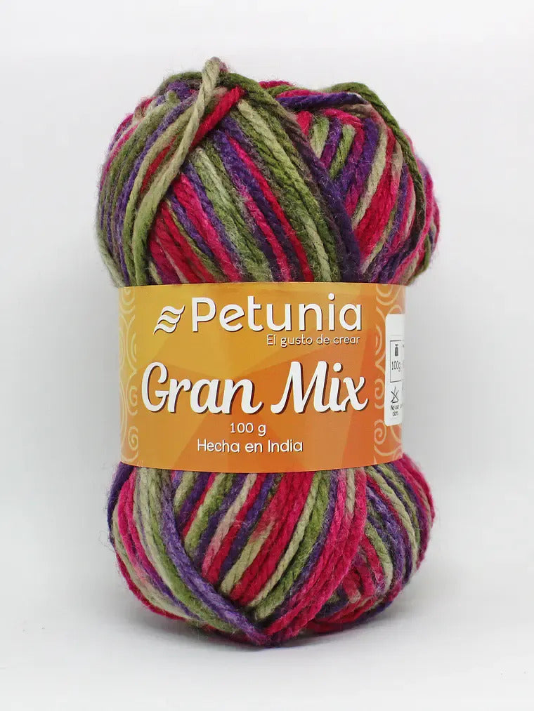Lana Gran Mix 100grs Petunia