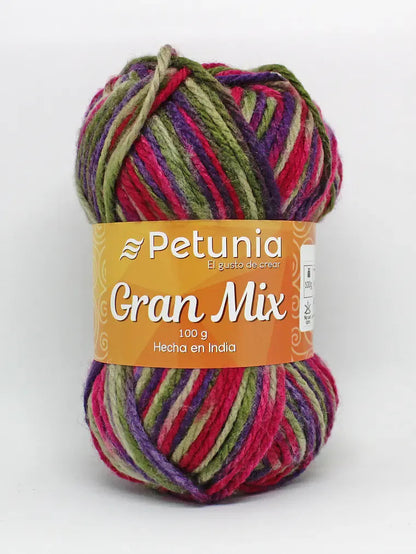 Lana Gran Mix 100grs Petunia