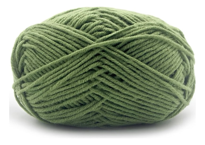 Lana Milk Cotton 50grs (4 Hebras Dobles 2mm) 90mts Aprox.