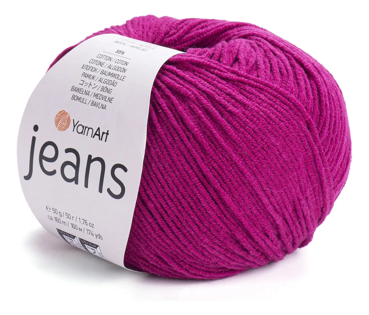 Jeans 50grs Yarn Art  (55% Algodón 45% Acrílico)