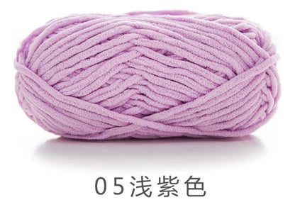 Lana Chenille Poliéster 5mm 100grs