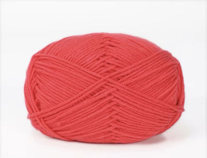 Lana Milk Cotton 50grs (4 Hebras Dobles 2mm) 90mts Aprox.