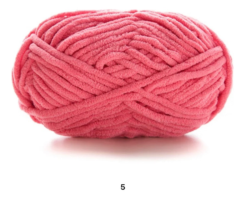Lana Chenille 3,5mm 50grs