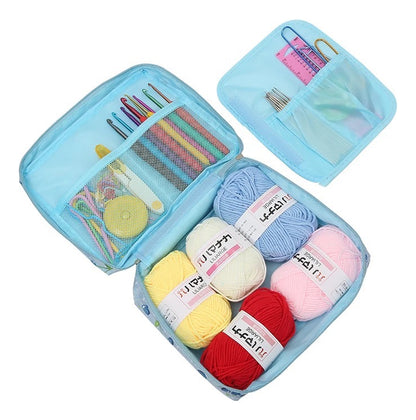 Set De Crochet Con Bolso, Accesorios , Todo Para Tejer.