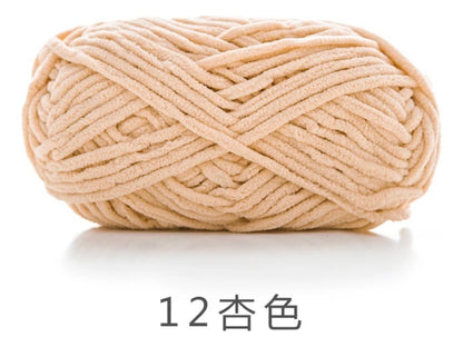 Lana Chenille Poliéster 5mm 100grs