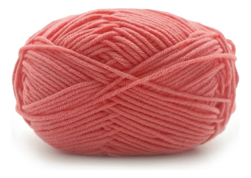 Lana Milk Cotton 50grs (4 Hebras Dobles 2mm) 90mts Aprox.