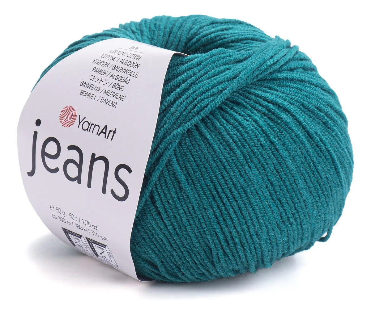 Jeans 50grs Yarn Art  (55% Algodón 45% Acrílico)