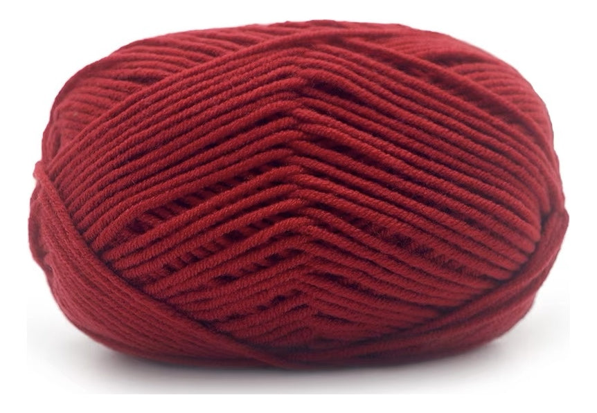 Lana Milk Cotton 50grs (4 Hebras Dobles 2mm) 90mts Aprox.
