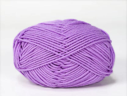 Lana Milk Cotton 50grs (4 Hebras Dobles 2mm) 90mts Aprox.