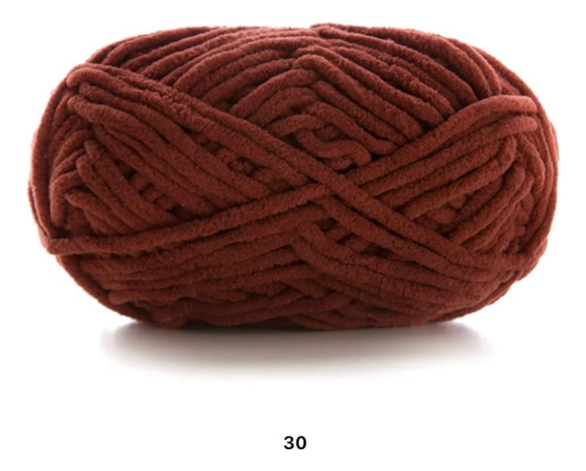 Lana Chenille 3,5mm 50grs