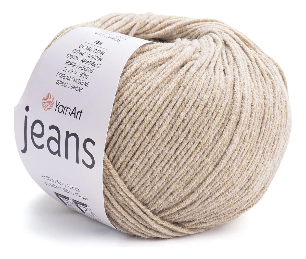 Jeans 50grs Yarn Art  (55% Algodón 45% Acrílico)