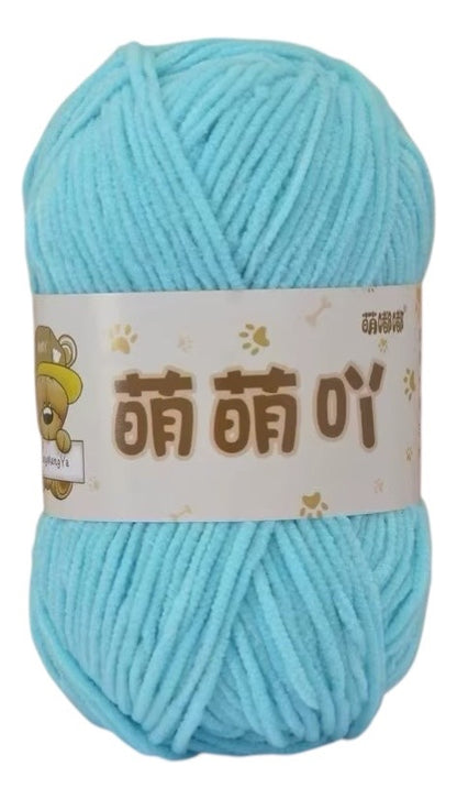 Lana Mini Velvet 50grs Ultra Delgada 3mm.