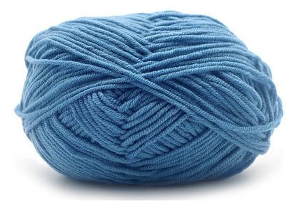 Lana Milk Cotton 50grs (4 Hebras Dobles 2mm) 90mts Aprox.