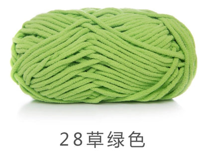 Lana Chenille Poliéster 5mm 100grs