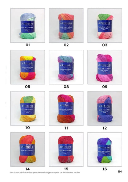 Hilo Batik-microfibra 100grs Petunia