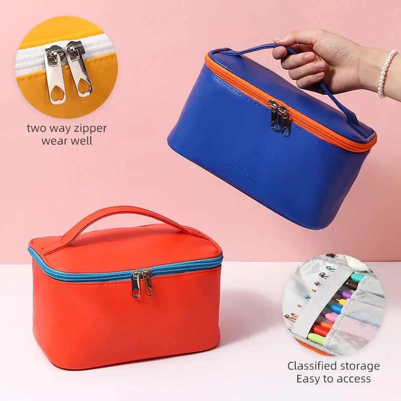 Set Lindo Bolso De Tejido A Crochet Con Lanas Y Accesorio