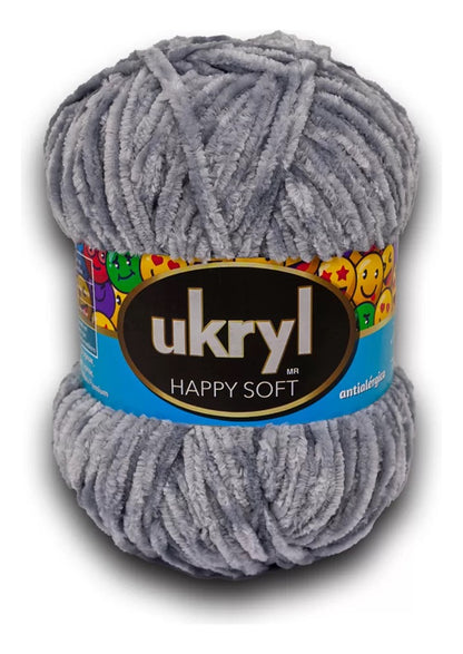Chenille Happy Soft 100g Ukryl Ovillo