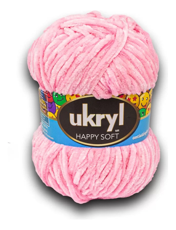 Chenille Happy Soft 100g Ukryl Ovillo