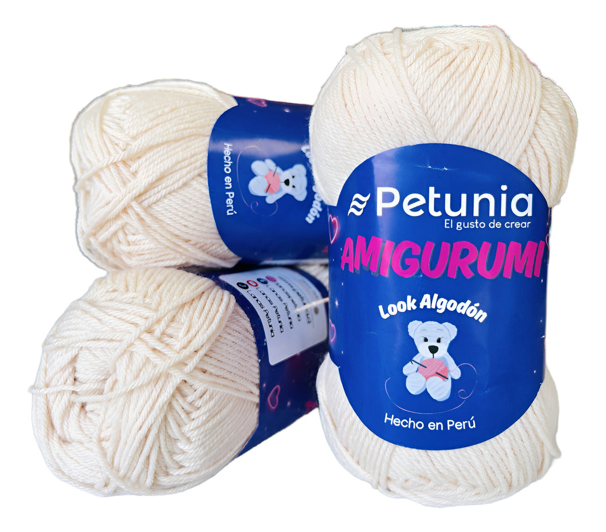 Lana Amigurumi (tacto Algodon) 50grs Petunia