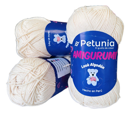 Lana Amigurumi (tacto Algodon) 50grs Petunia