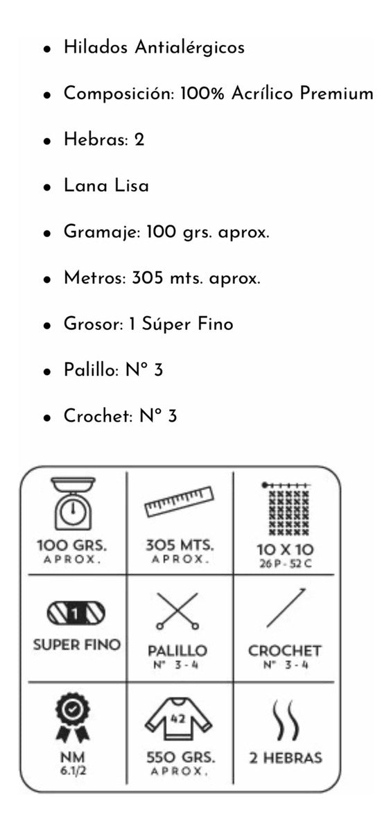 Hilo Fit Revesderecho 100grs