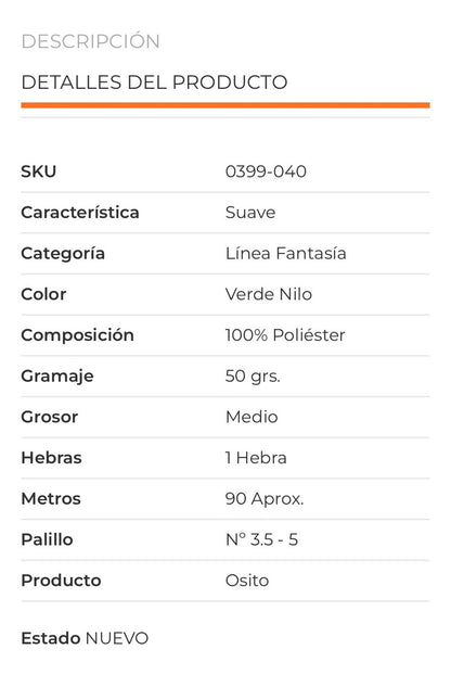 Lana Chenille Osito 50grs Reginella