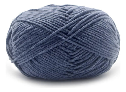 Lana Milk Cotton 50grs (4 Hebras Dobles 2mm) 90mts Aprox.