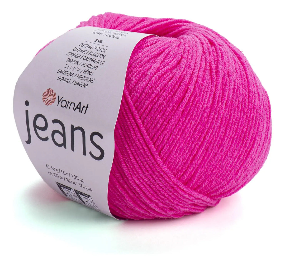 Jeans 50grs Yarn Art  (55% Algodón 45% Acrílico)