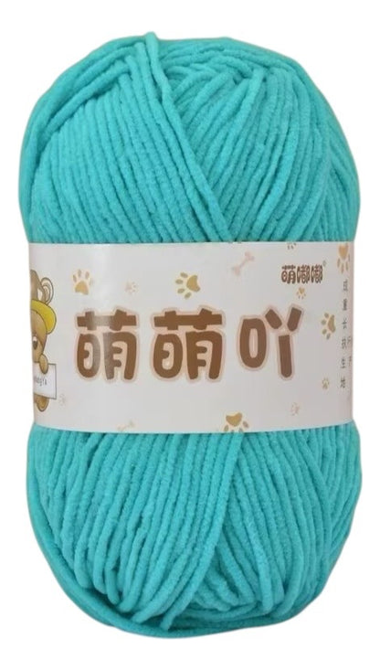 Lana Mini Velvet 50grs Ultra Delgada 3mm.