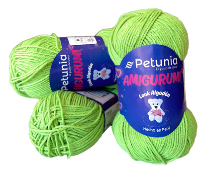 Lana Amigurumi (tacto Algodon) 50grs Petunia
