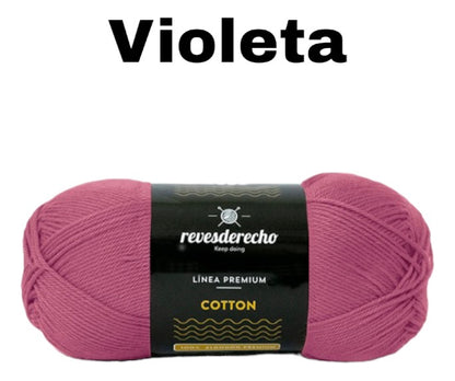 Algodón / Cotton Premium Revesderecho 100grs
