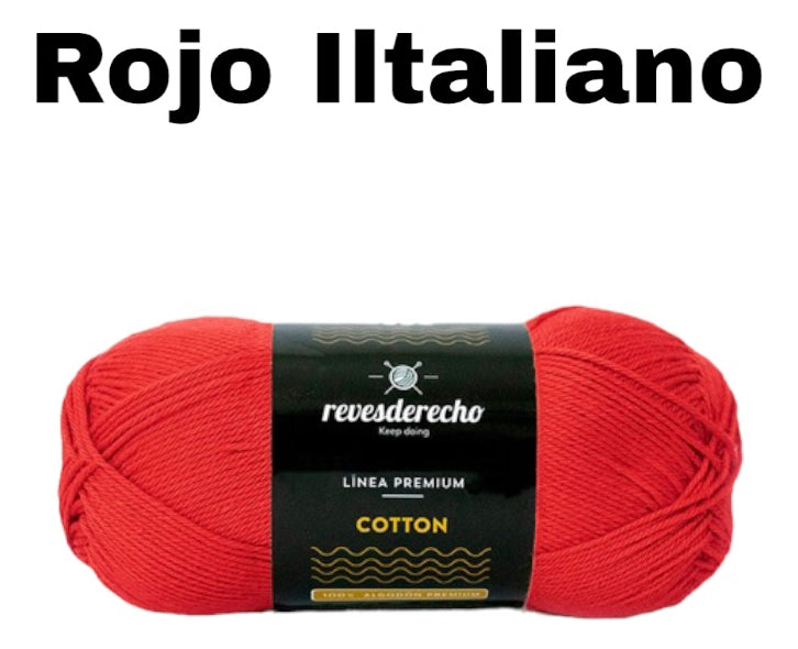 Algodón / Cotton Premium Revesderecho 100grs