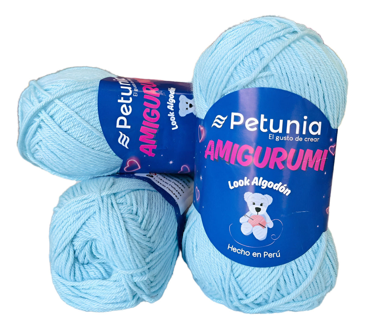 Lana Amigurumi (tacto Algodon) 50grs Petunia
