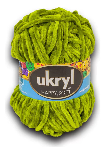 Chenille Happy Soft 100g Ukryl Ovillo