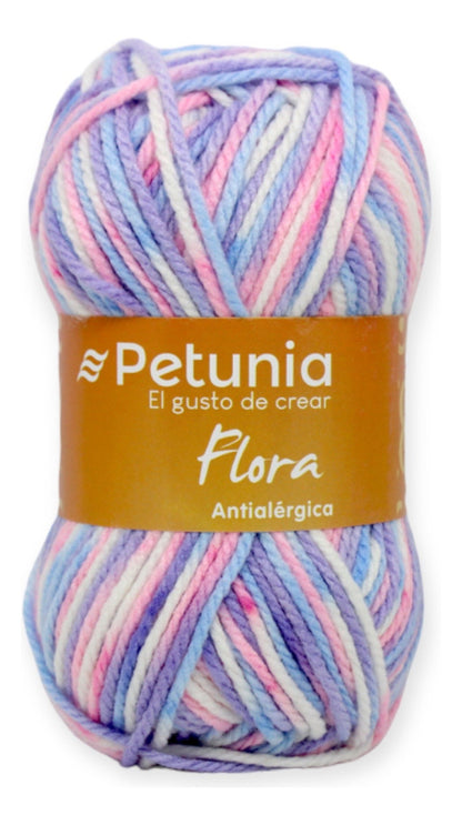 Lana Flora Matizada 100grs Petunia