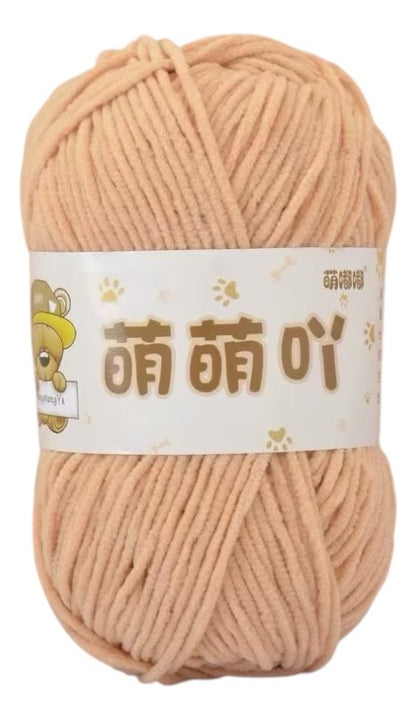 Lana Mini Velvet 50grs Ultra Delgada 3mm.