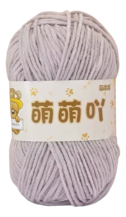 Lana Mini Velvet 50grs Ultra Delgada 3mm.